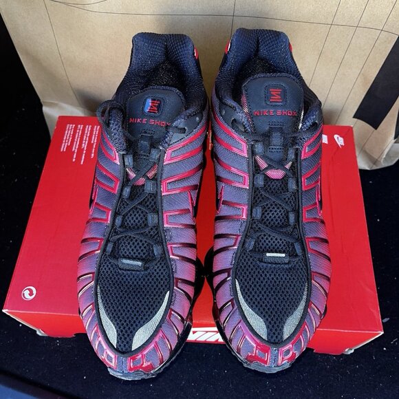 NEW Nike Shox TL Black University Red IF6202 001 Men Size 12